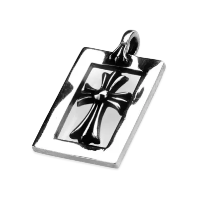 Chrome Hearts Frame Open Baby Fat Charm "Silver"
