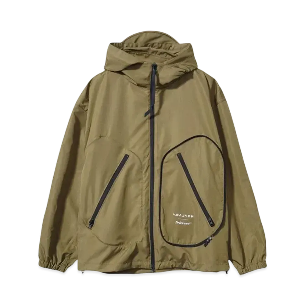 Poliquant SEALSON | POLIQUANT THE VERSATILE AND FUNCTIONS JACKET WITH PACKABLE / UTILITY BAG "VINTAGE KHAKI"
