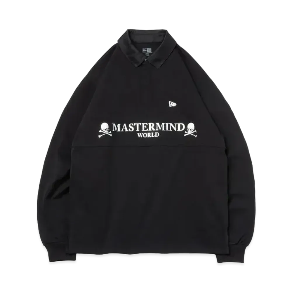 NEW ERA x Mastermind World Long Sleeve Rugby Shirt "Black"
