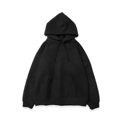 COMOLI Wool Felt Parka "Chacoal"