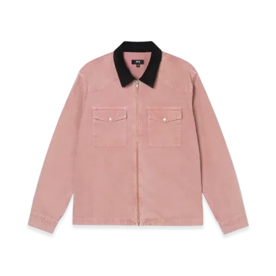 Stussy Washed Canvas Work Shirt "Dusty Rose"