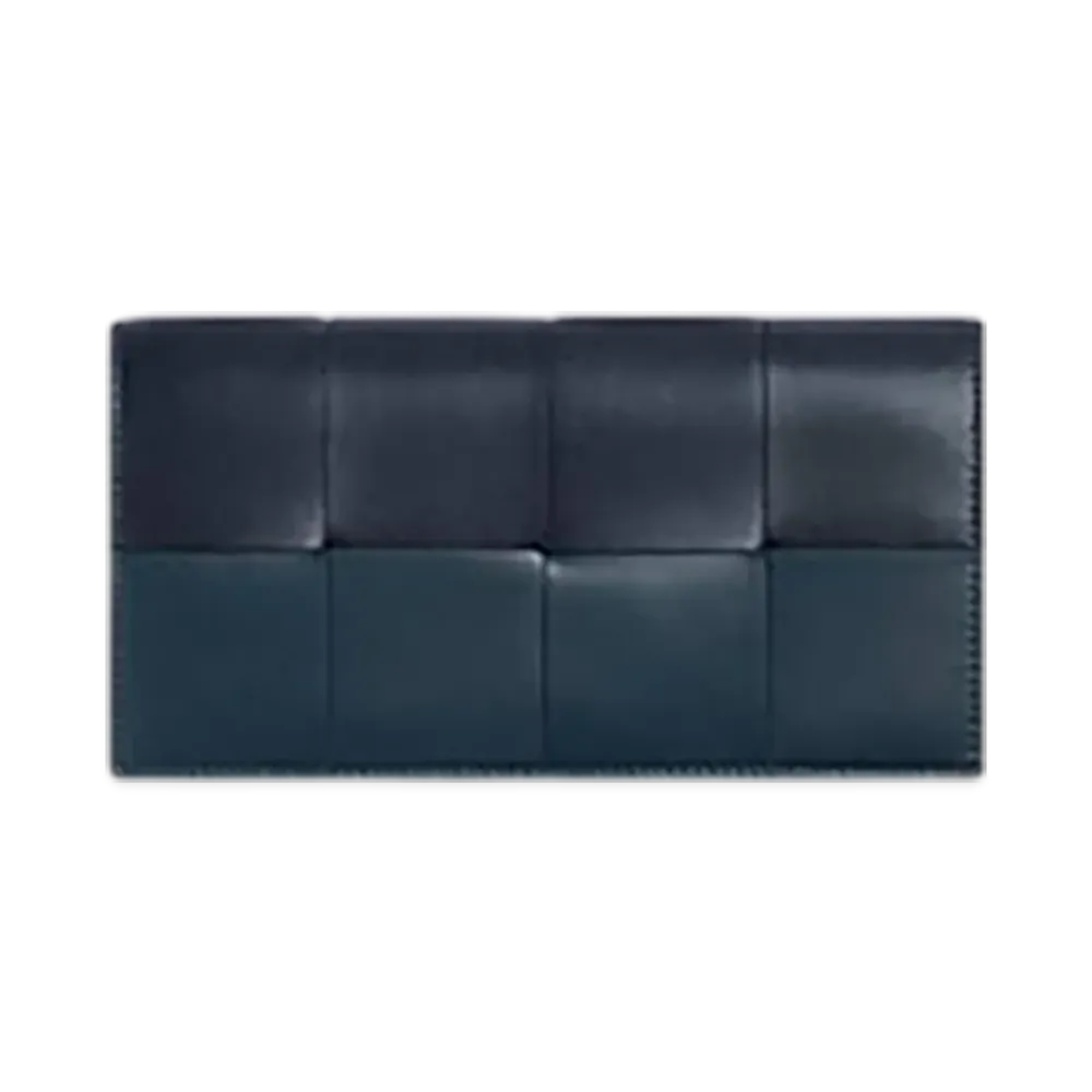 Bottega Veneta Cassette Long Wallet With Coin Purse "Deep Blue/Space/Shadow/Deep Blue"