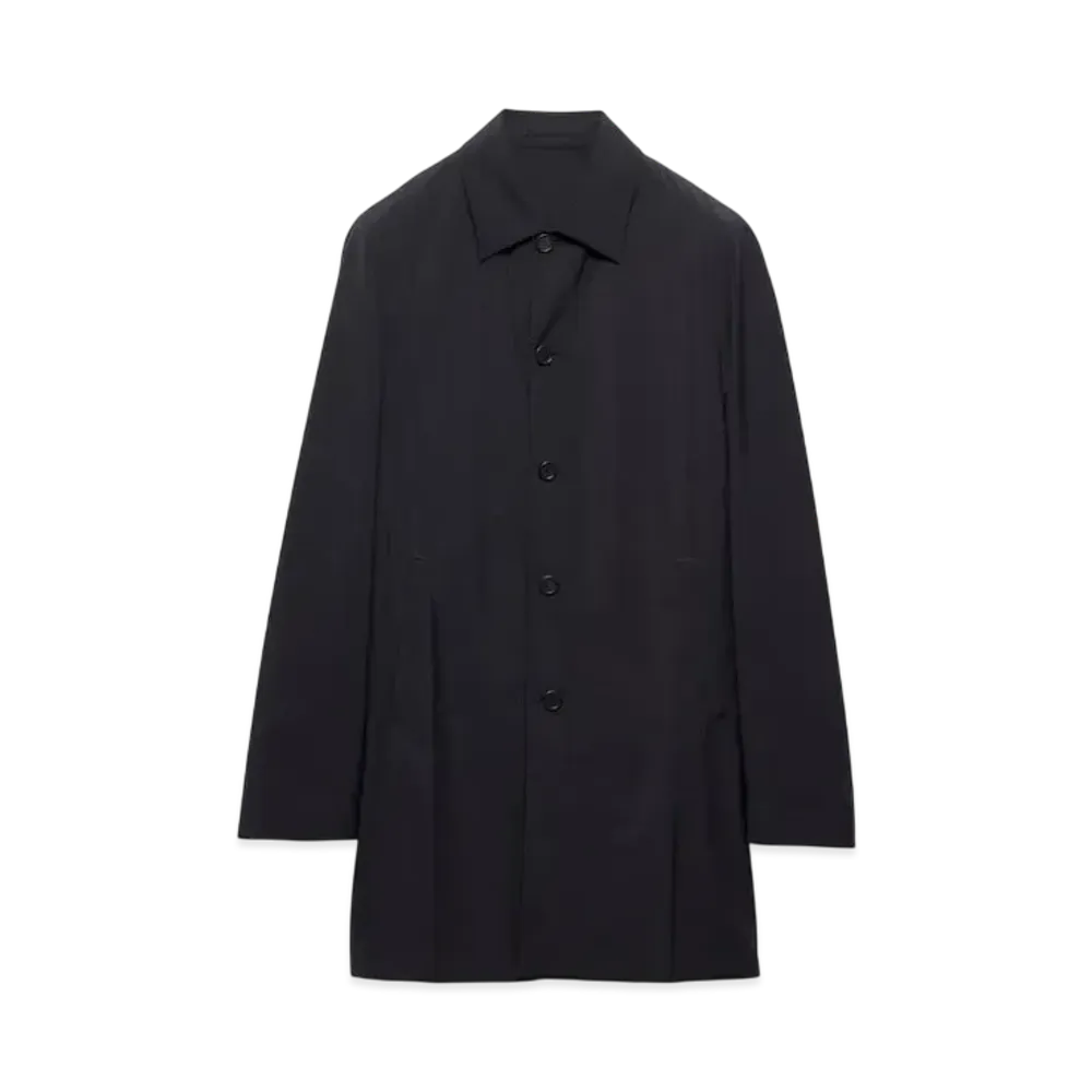 PRADA Men's Wool Blend Coat "Black"