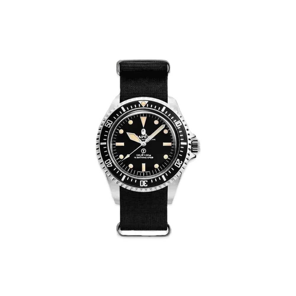 A BATHING APE CLASSIC TYPE 1 BAPEX NATO "Black"