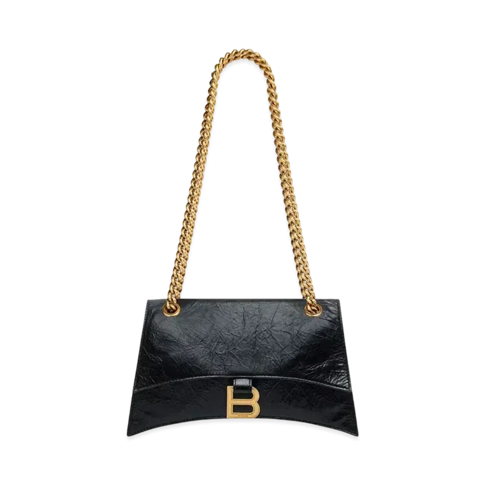 BALENCIAGA Crush Small Chain Bag "Black"