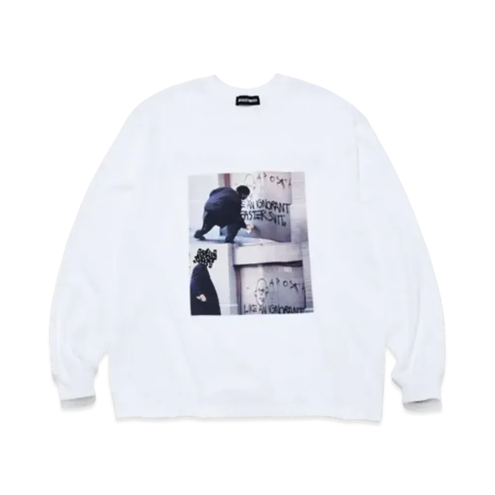 GOD SELECTION XXX Long Sleeve T-shirts GX-A24-LT-11 "White"