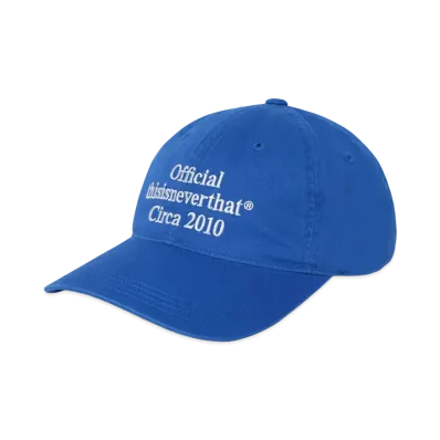 thisisneverthat Times Cap "Blue"
