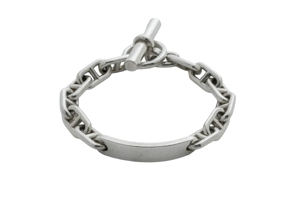 Hermes -1960s Chaine d'Ancre ID Bracelet "Silver"