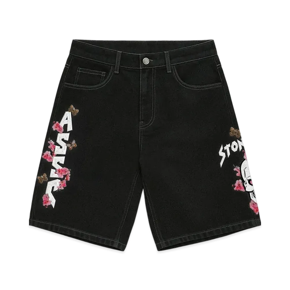 ANTI SOCIAL SOCIAL CLUB x WWE Stone Cold Embroidered Short "Black"