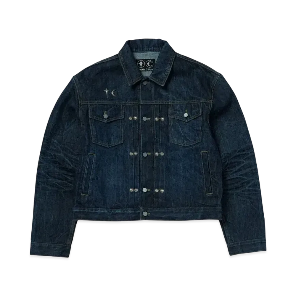 THUG CLUB Naval Warfare Denim Jacket "Blue"