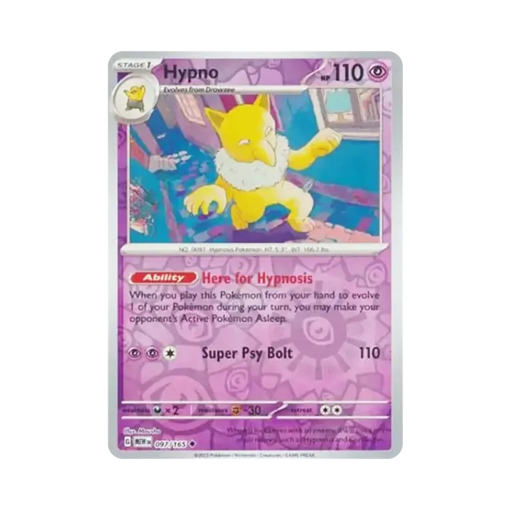 スリーパー U :リバースホロ [MEW EN 097/165]【英語版】(スカーレット&バイオレット「151」)