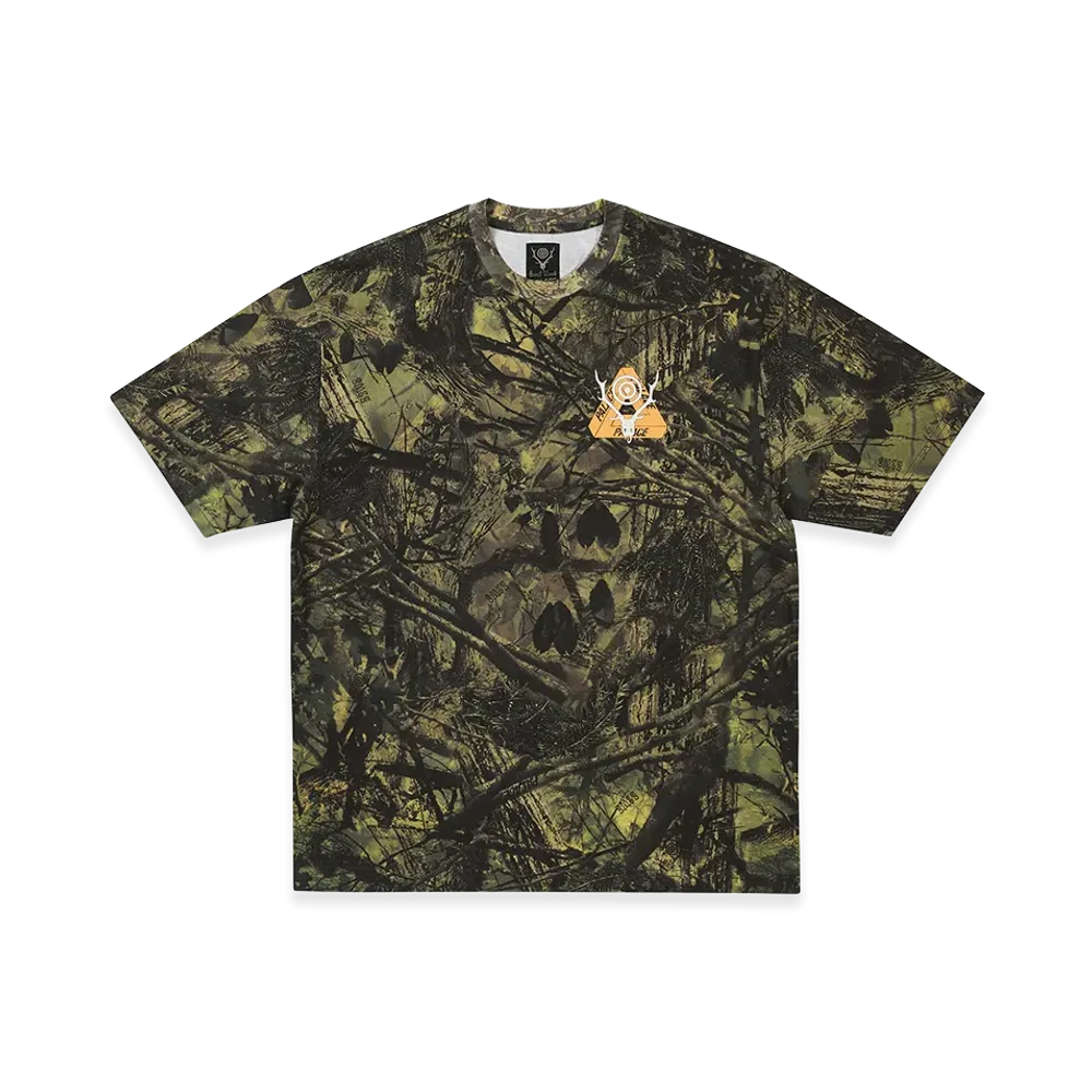 PALACE x South2 West8 Stag Ferg T-Shirt "Olive Camo"