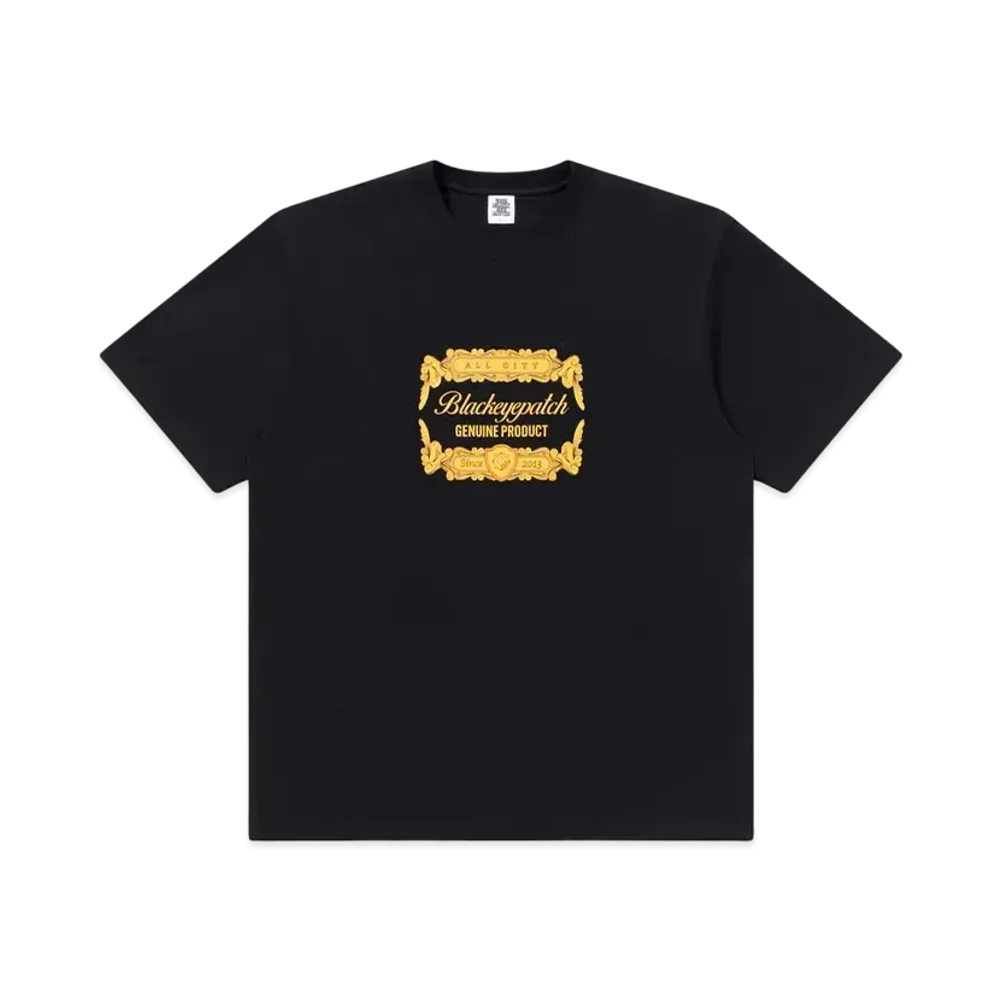 BlackEyePatch Royal Decor Logo Tee "Black"