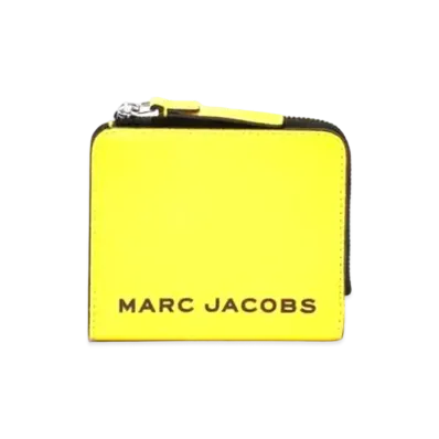 Marc Jacobs The Bold Mini Compact Zip Wallet "Vibrant Yellow"