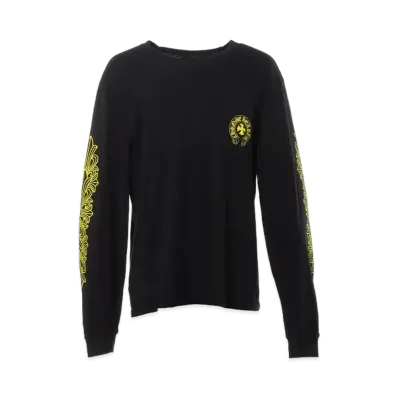Chrome Hearts Made In Hollywood L/S T-Shirt "Black/Yellow"