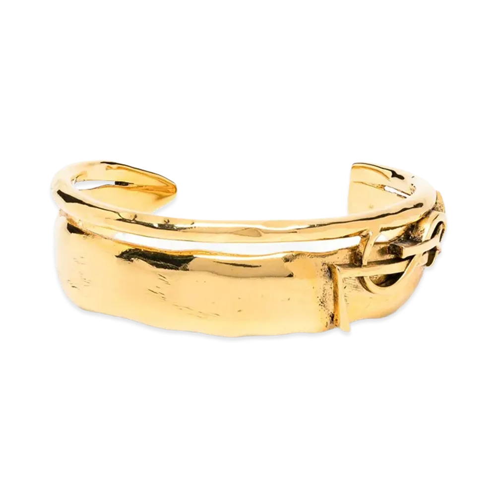 Saint Laurent Women's Bracelet Roche Cassa "Gold"