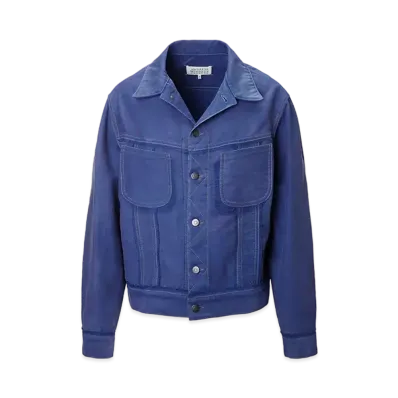 Maison Margiela Worker Moleskin Jacket "Cobalt Blue"
