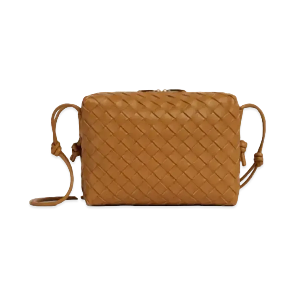 Bottega Veneta Small Loop Camera Bag "Tan"