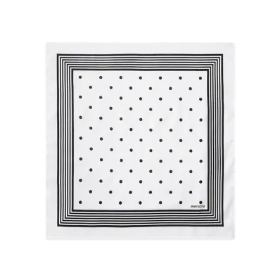everyone Polka Dot Bandana "White"
