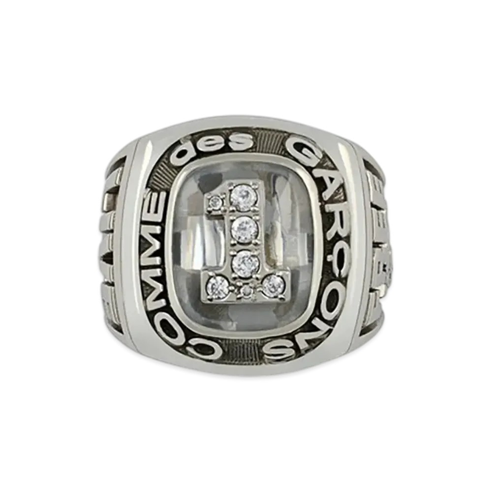 COMME des GARCONS Champion Ring "Silver/White"