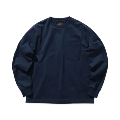 BEAMS Pocket Tee 40/2 "Navy"