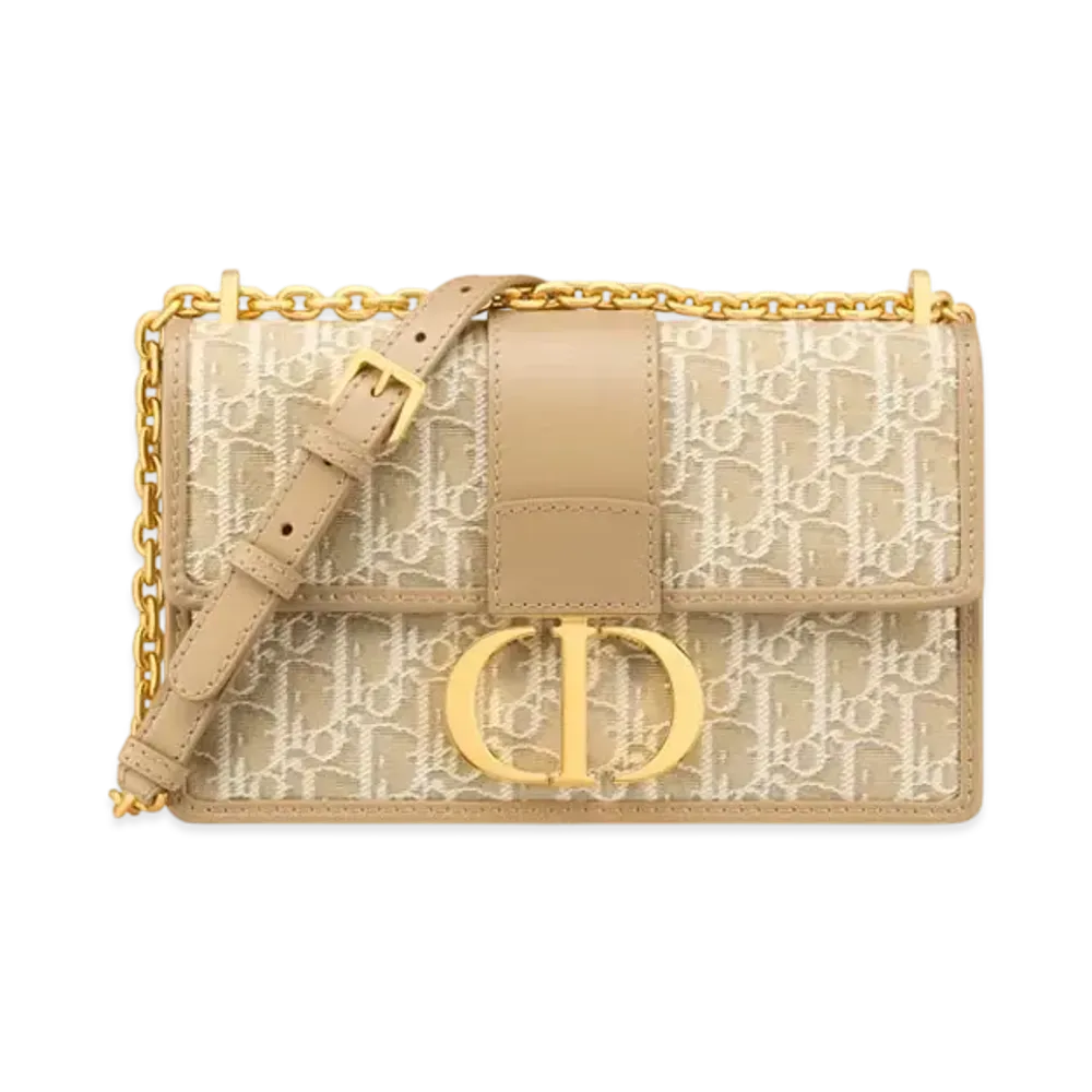 Dior 30 Montaigne Chain Bag Dior Oblique Jacquard "Natural"