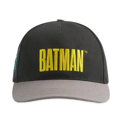 Kith x Batman Twill Two Tone Pinch Crown Snapback "Black"