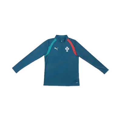 PUMA 2026 Portugal National Team Training Quarter-Zip Top "Ocean Tropic"