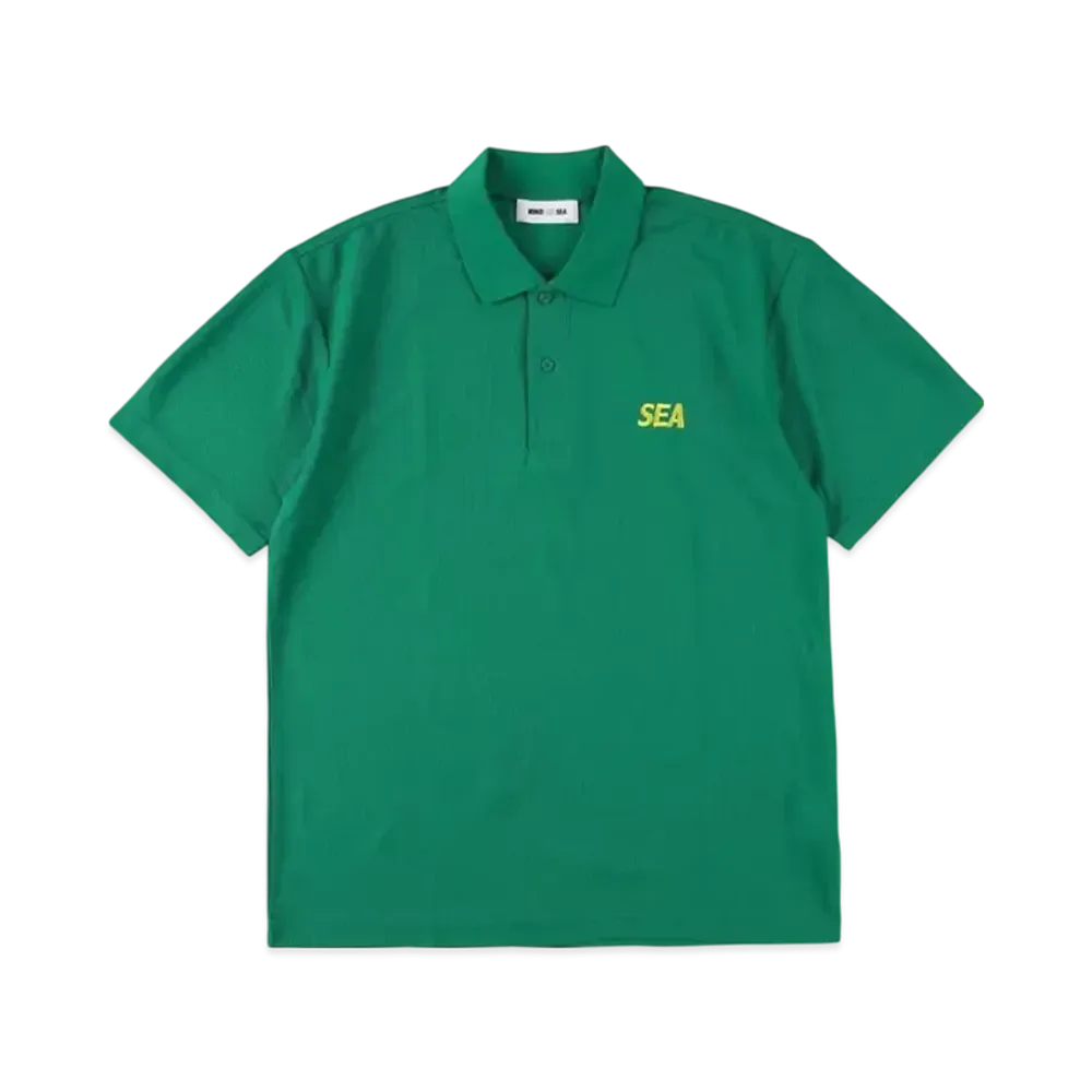 WIND AND SEA Sea Dry Kanoko Polo Shirt I."Green"
