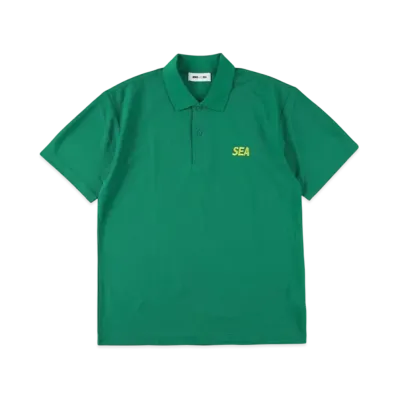 WIND AND SEA Sea Dry Kanoko Polo Shirt I."Green"