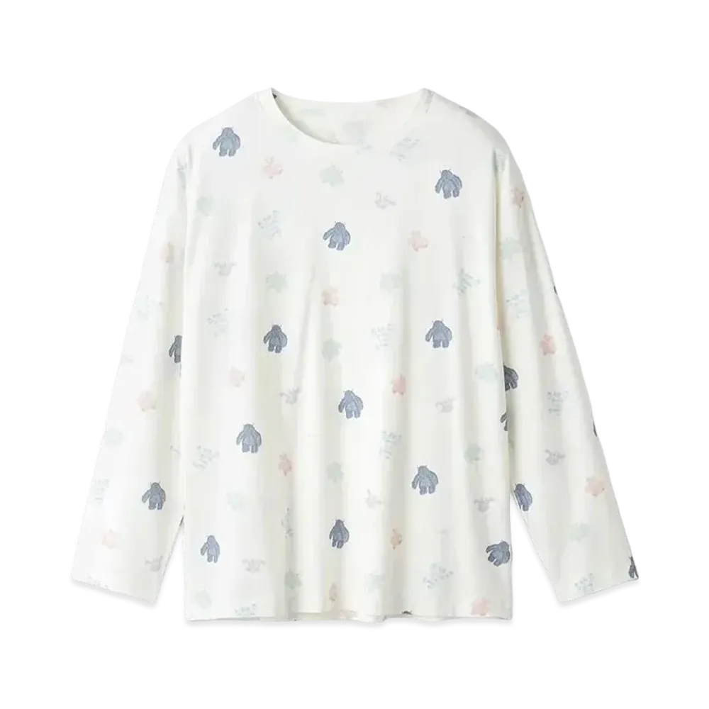 GELATO PIQUE Halloween Collection 'PIQUE MONSTER' Monster Pattern Pullover "Off White"