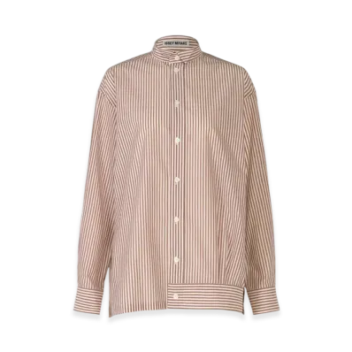 ISSEY MIYAKE Odd Shirt (Stripes) "Pink"