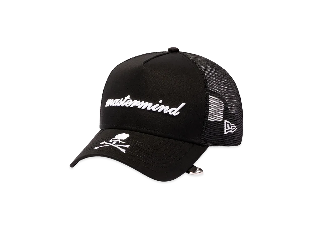 NEW ERA x mastermind JAPAN 9Forty A-Frame Trucker mastermind JAPAN SS26 "Black"