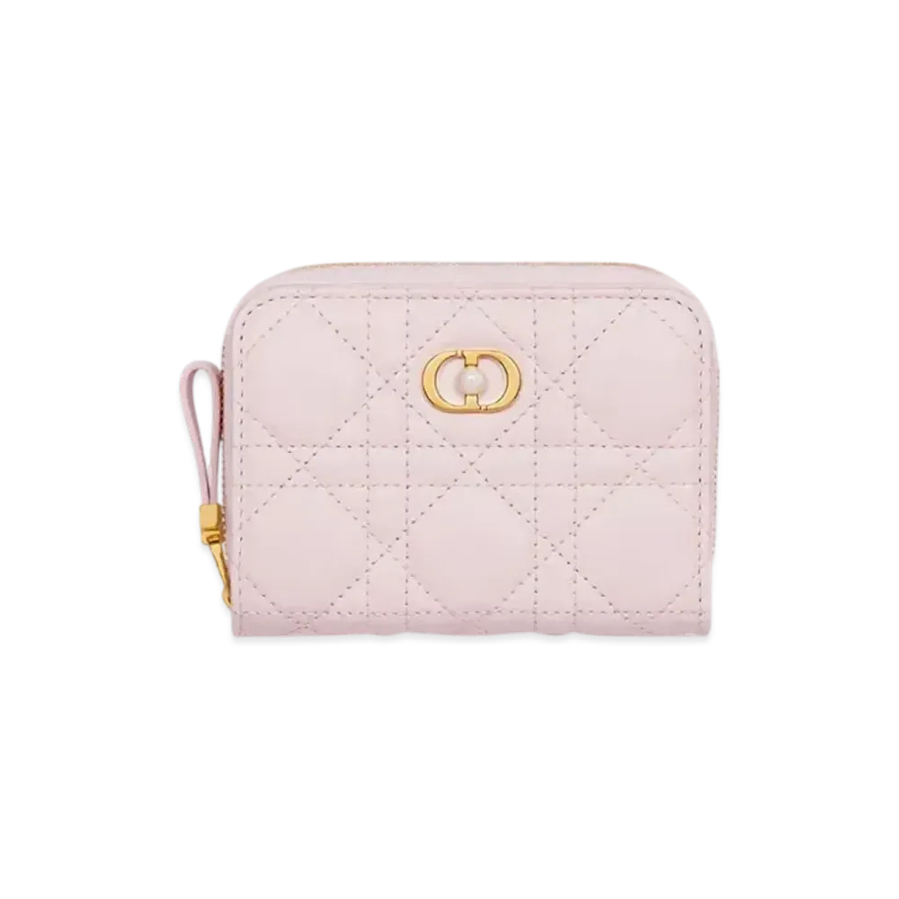 Dior Jolie Scarlet Wallet Cannage Lambskin Japan Exclusive "Blush Pink"