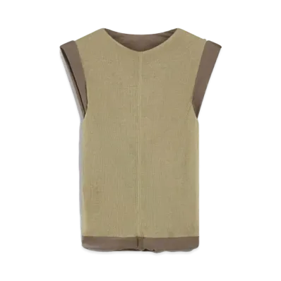 Max Mara Eolo Reversible Sleeveless Top "Beige"