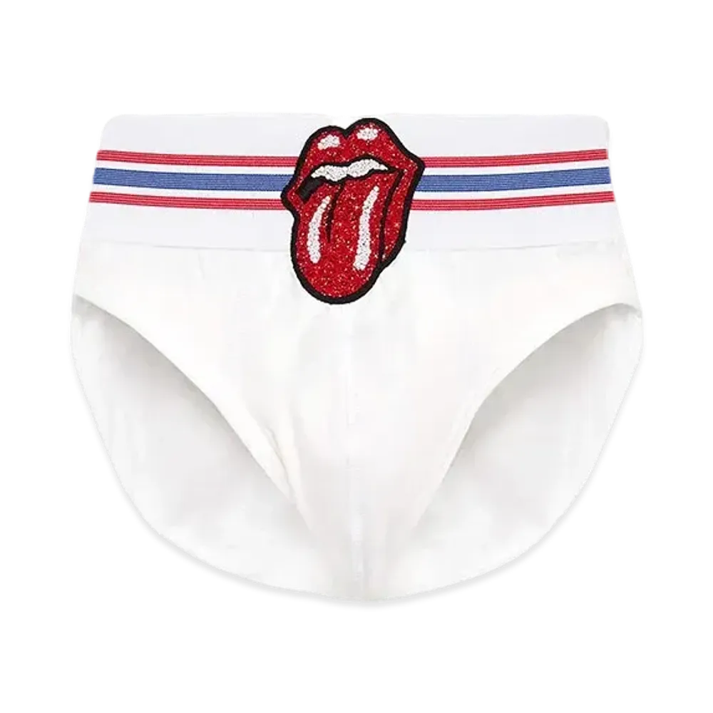 Dsquared2 x Rolling Stones The Rolling Stones Brief "White"