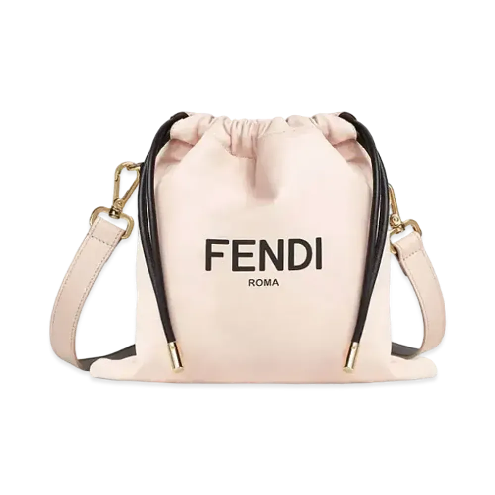 FENDI Pack Small Pouch Nappa Leather Bag "Pink Beige"