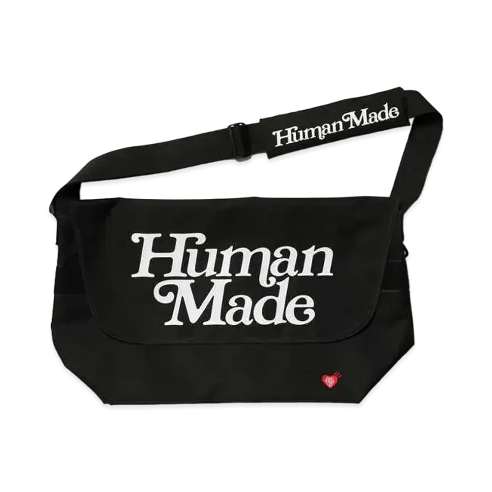 ヒューマン メイド ヴェルディ メッセンジャーバッグ "ブラック"