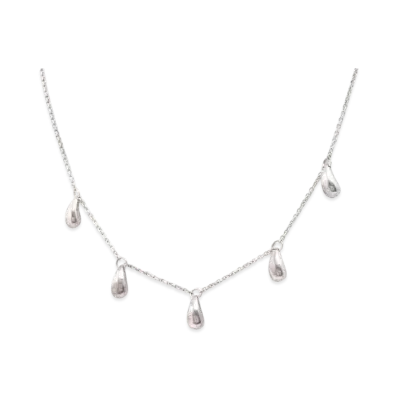 Tiffany & CO Tear Drop Necklace "Silver"