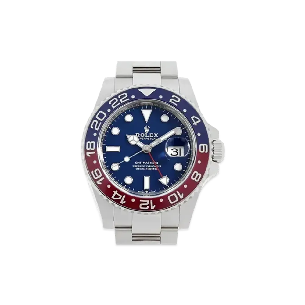 ROLEX GMT Master II "Blue/White Gold"