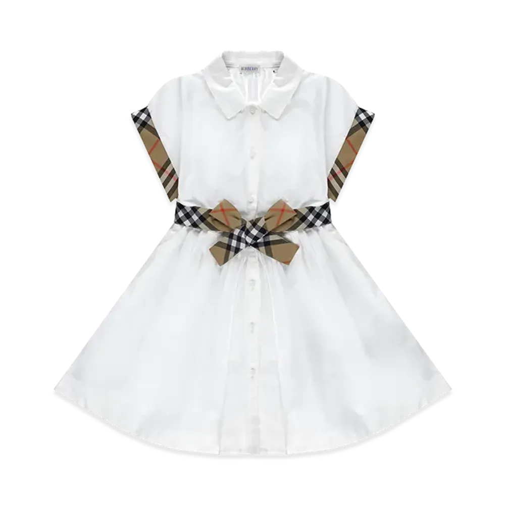 Burberry Kids Dresses "White"