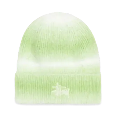 Stussy Cuff Beanie Knit Stripe "Lime"