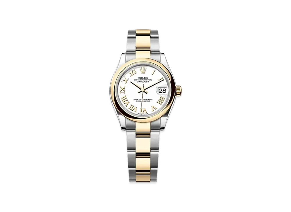 ROLEX Datejust 31mm Oystersteel & Yellow Gold 278243 "White Mother-of-Pearl"