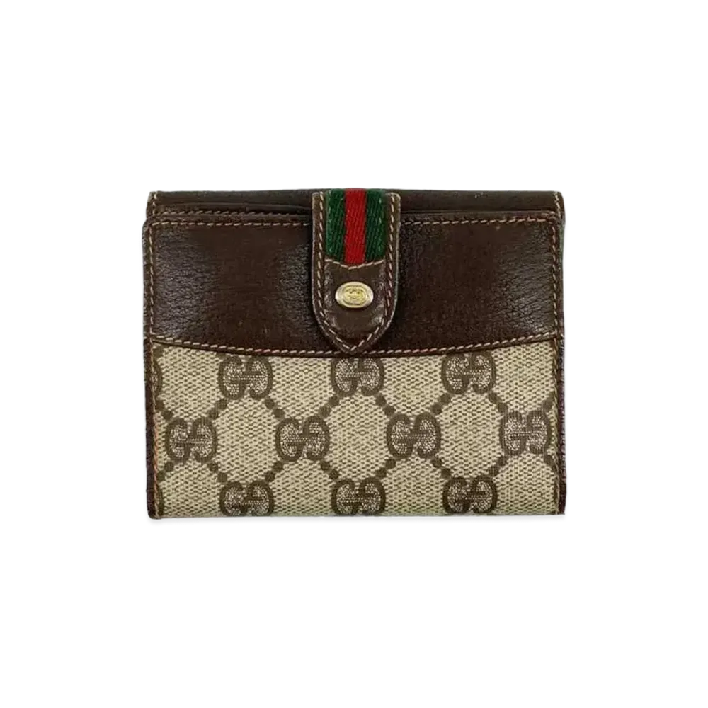 GUCCI Sherry Line Wallet "Beige"