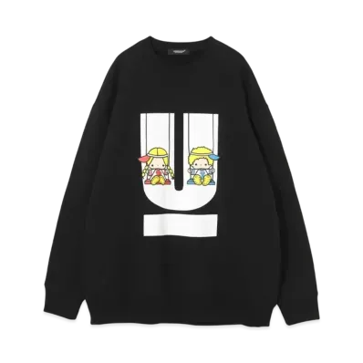 UNDERCOVER x SANRIO Big Sweatshirt Patty & Jimmy "Black"