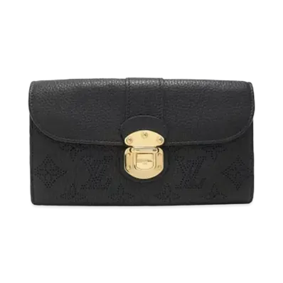 Louis Vuitton Iris Wallet Mahina "Noir"