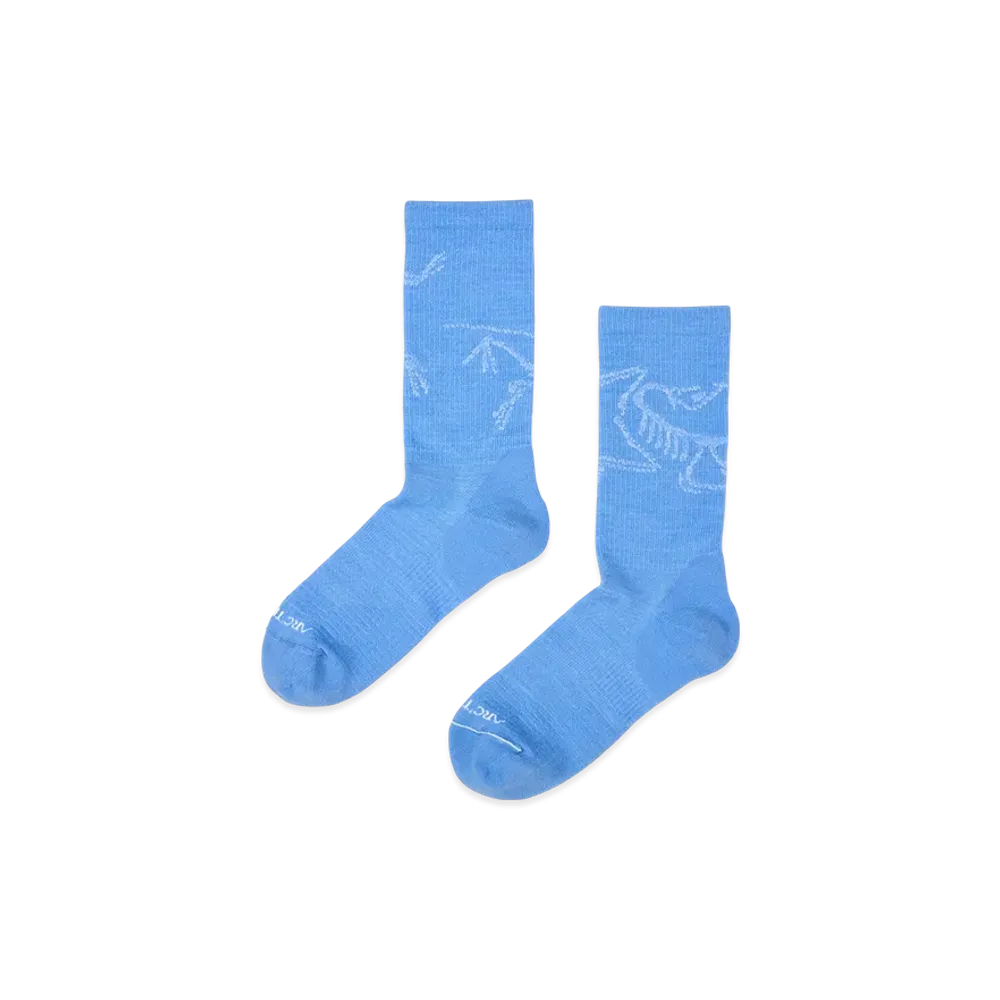 ARC'TERYX Merino Wool Mid Bird Sock "Black/White" X000008542