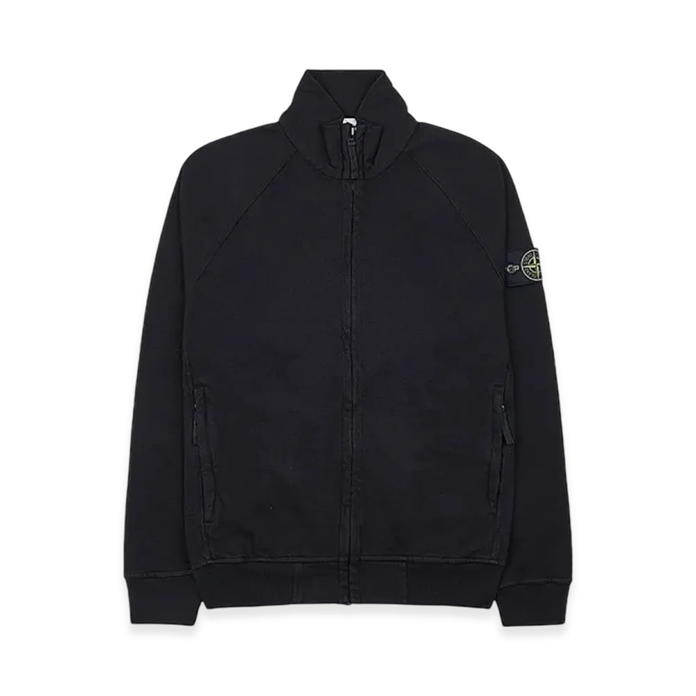 Stone Island 62460 Old Treatment Full Zip Sweatshirt - 23SS "Black"