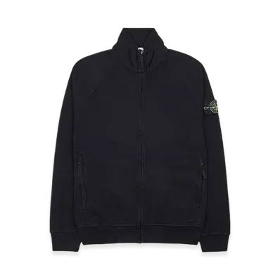 Stone Island 62460 Old Treatment Full Zip Sweatshirt - 23SS "Black"