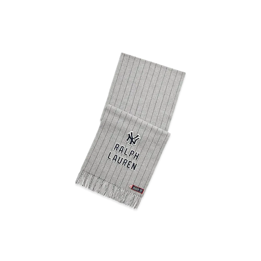 Polo Ralph Lauren x MLB Yankees Wool Scarf "Grey Heather"